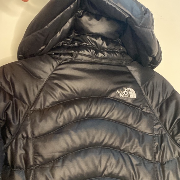 Women’s jacket, The north face down jacket XS black past knee length - Picture 8 of 12